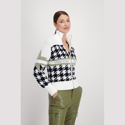 Monari 807798 104 Off-White Pattern Jacket