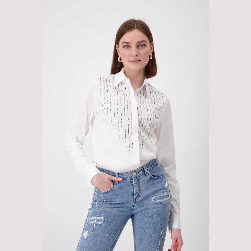 Monari 807839 100 White Blouse