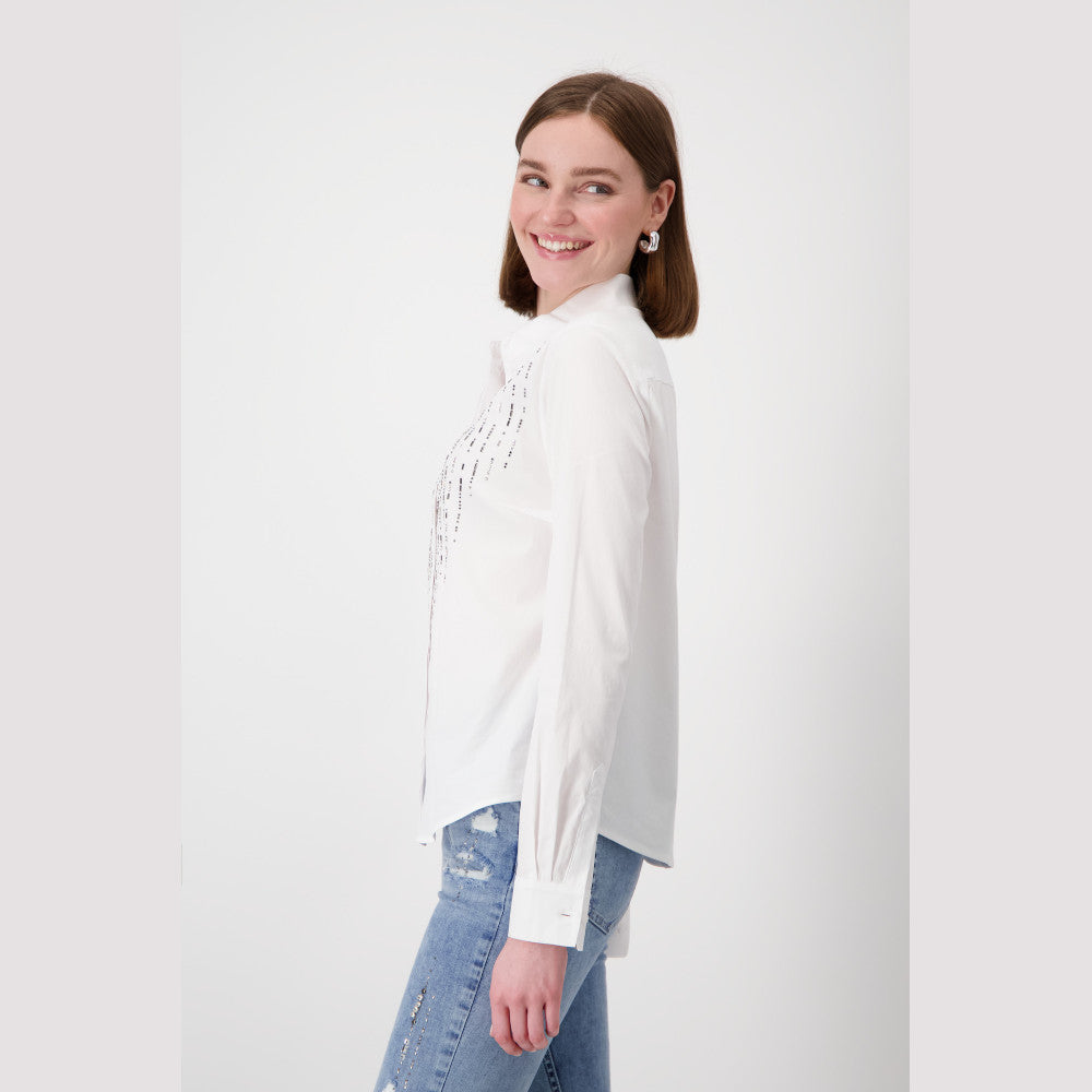 Monari 807839 100 White Blouse