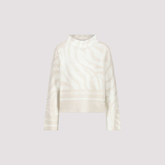 Monari 807872 104 Off-White Pattern Pullover