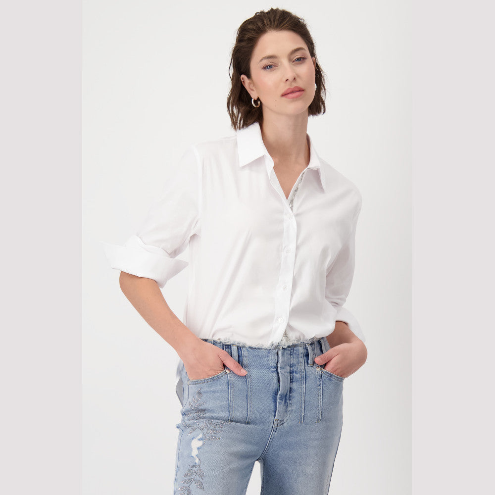 Monari 808004 100 White Blouse