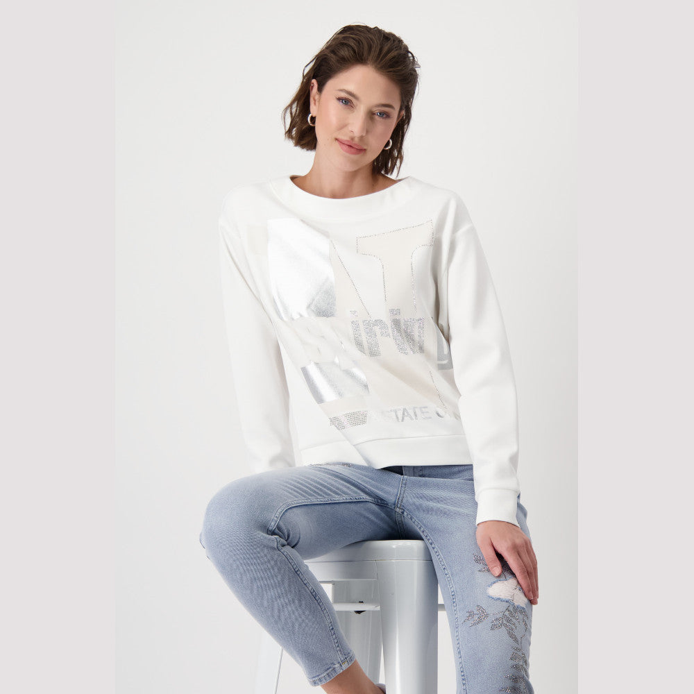 Monari 808093 102 Off-White Top