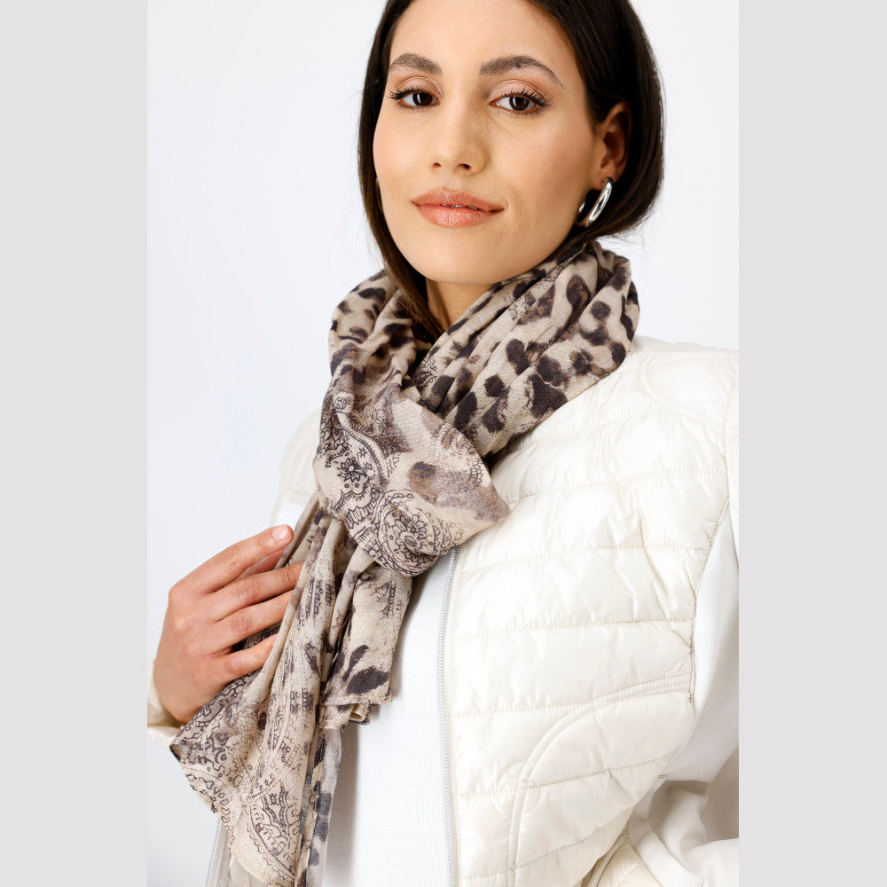 Monari 808196 132 Sandshell Pattern Scarf