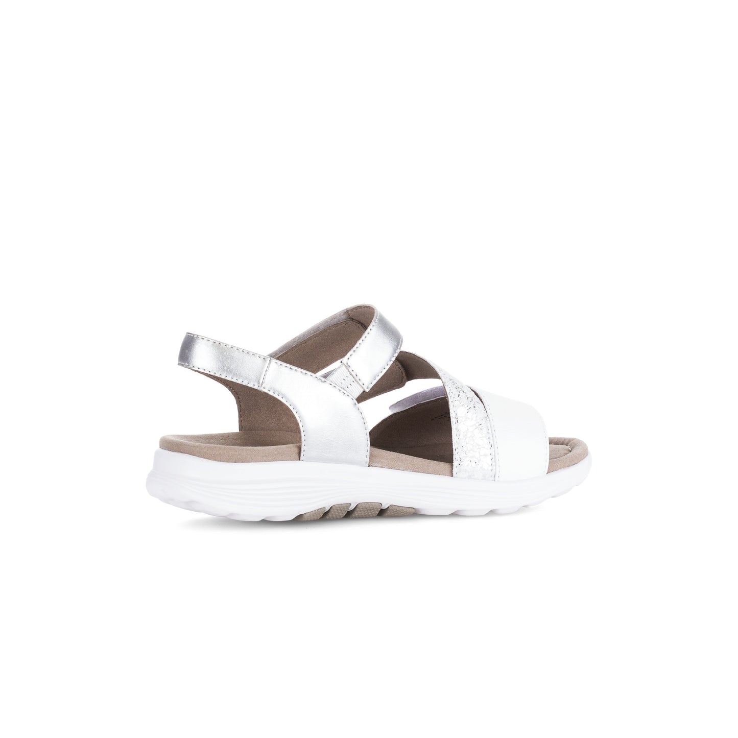 Gabor 86.813.51 White/Silver Sandals