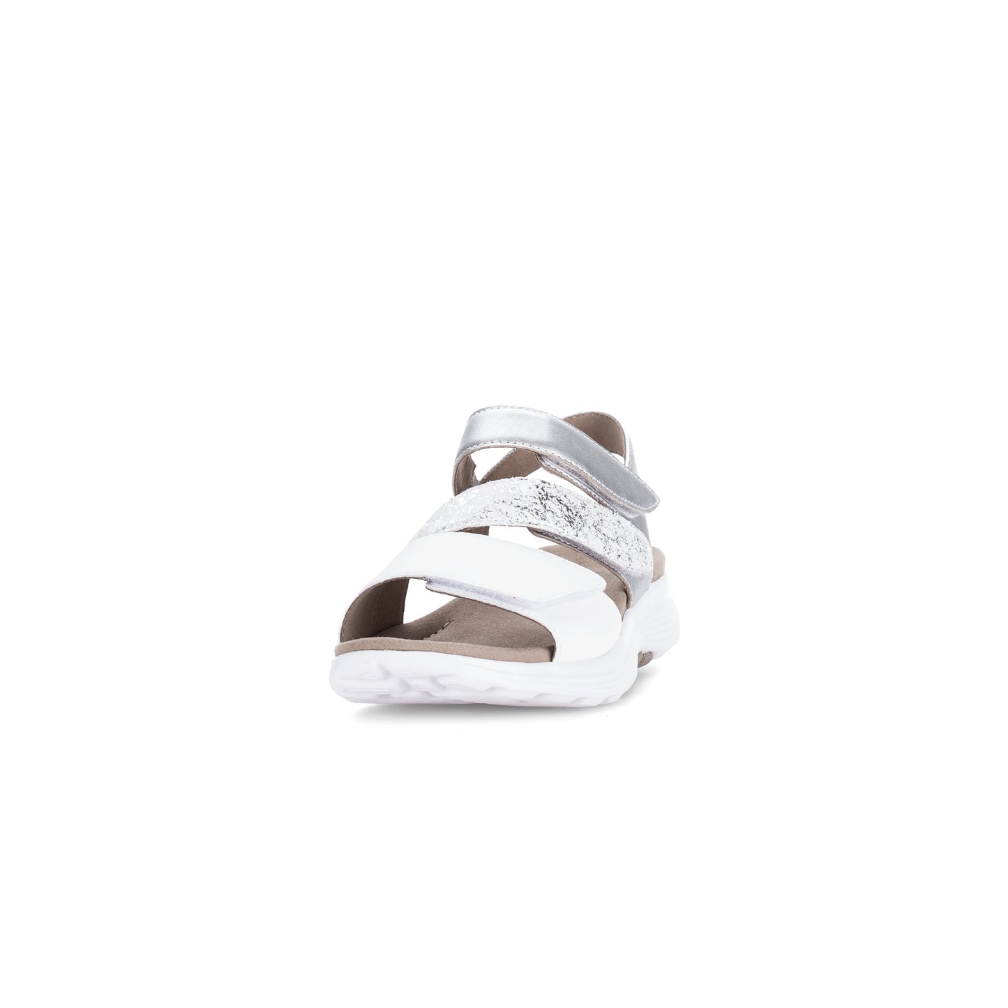 Gabor 86.813.51 White/Silver Sandals