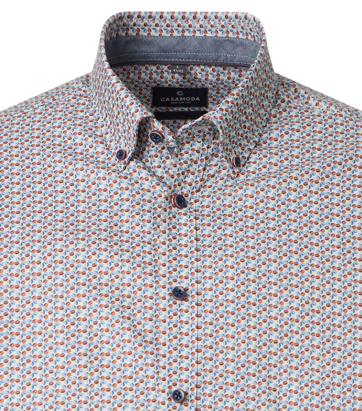 Casa Moda 126132250 400 Garnet Casual Shirt