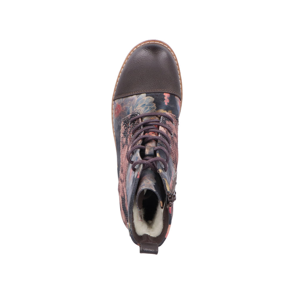 Rieker 94611-91 Multicolor Floral Boots