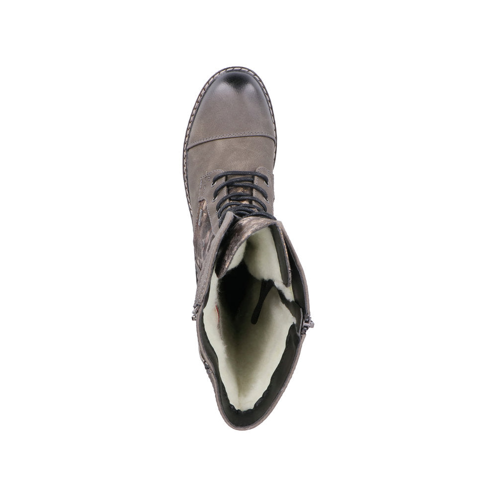 Rieker 94731-90 Smoke Grey Boots