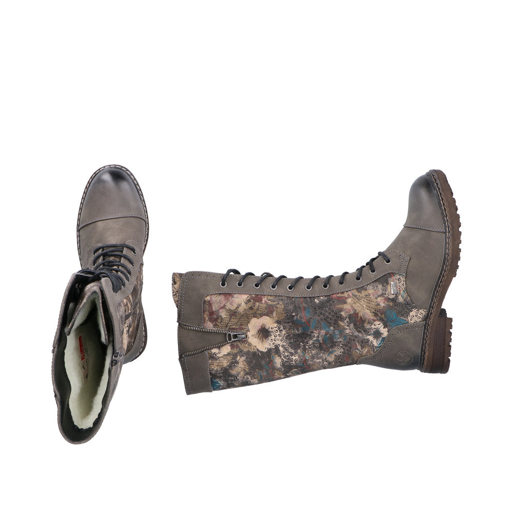 Rieker 94731-90 Smoke Grey Boots