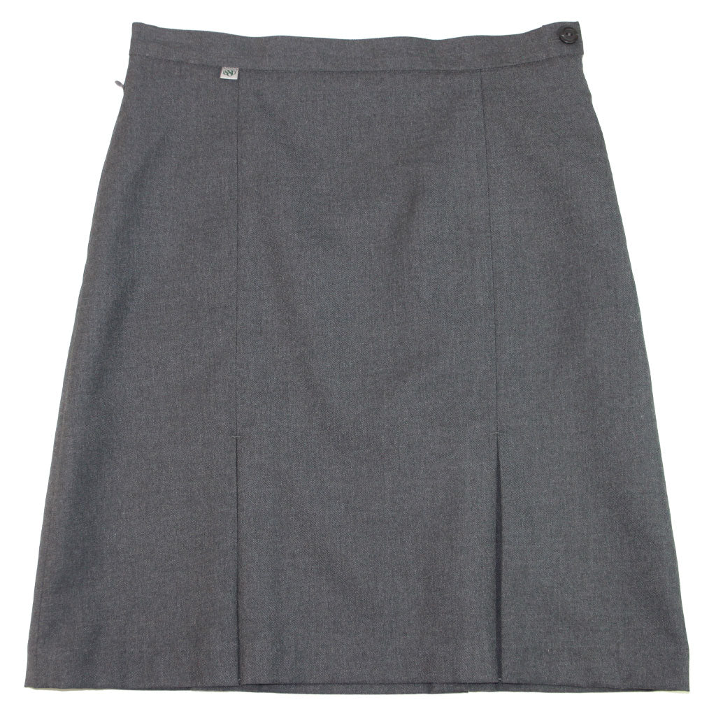 1880 Club 95911 04 Grey Kickpleat Skirt