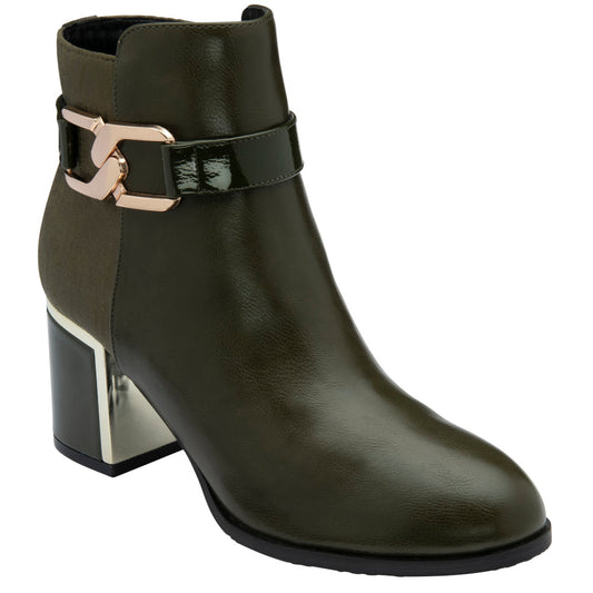 Lotus Adelaide Khaki Ankle Boots