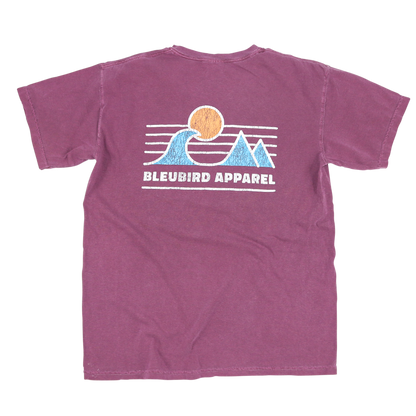 Bleubird Berry Horizon Tee