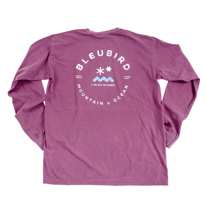 Bleubird Berry Long Sleeve Tee