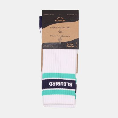 Bleubird Crew Socks - Og - Teal