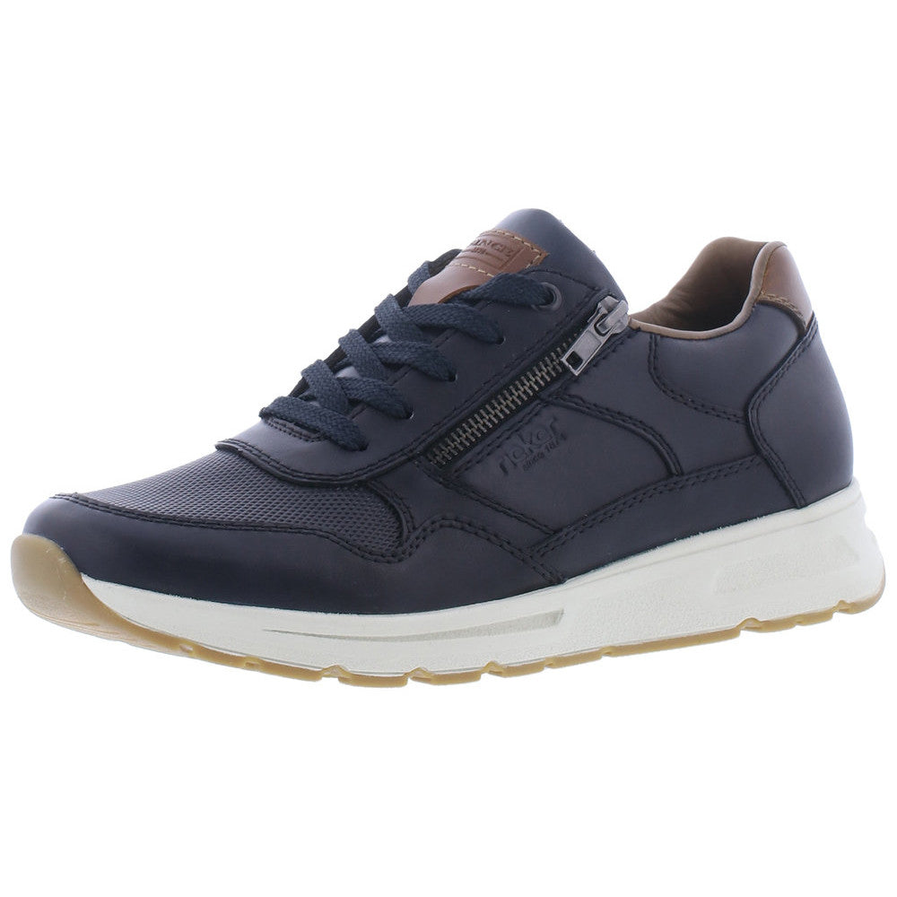 Rieker B0701-14 Pazific Blue/Amaretto Casual Shoes