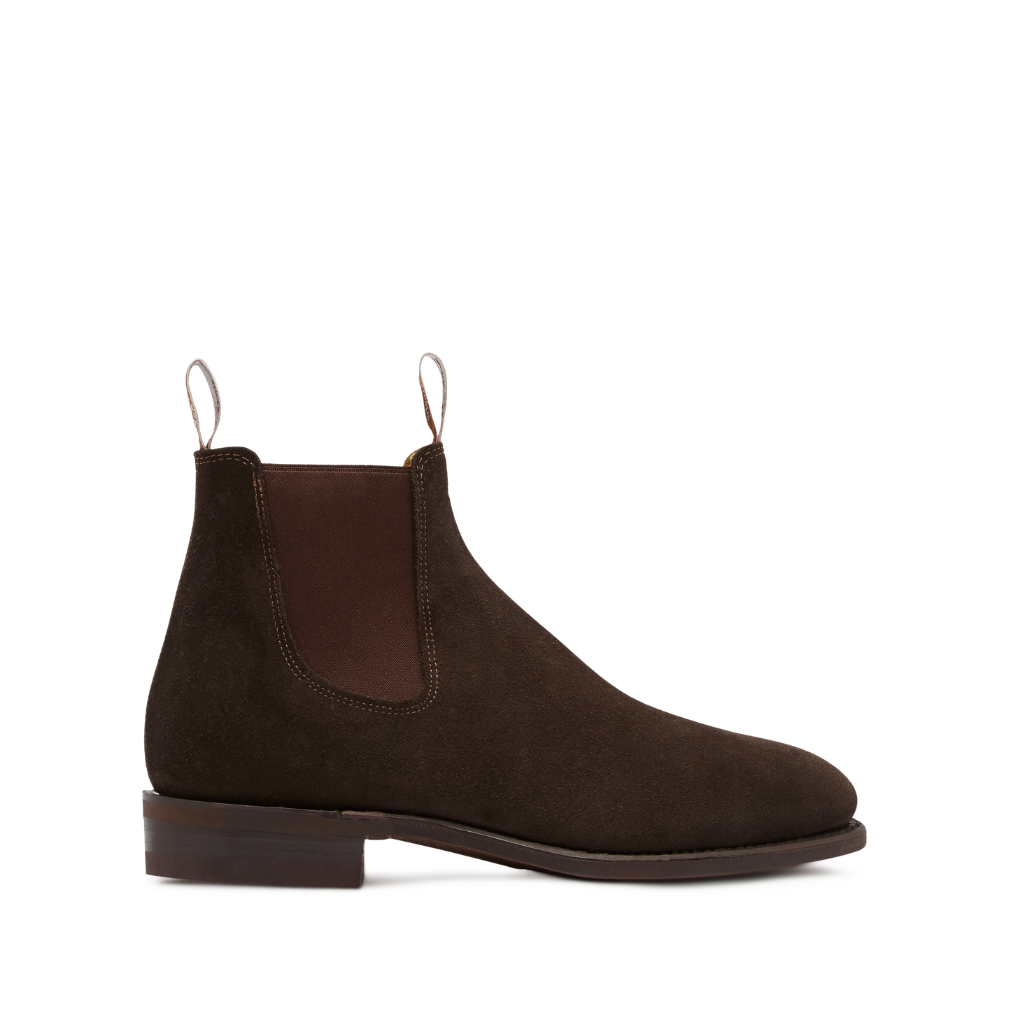 RM Williams Comfort Craftsman Chocolate Suede Boots