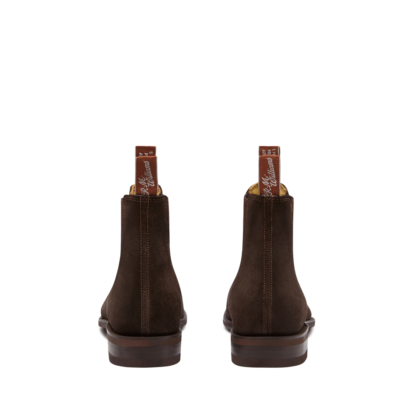RM Williams Comfort Craftsman Chocolate Suede Boots