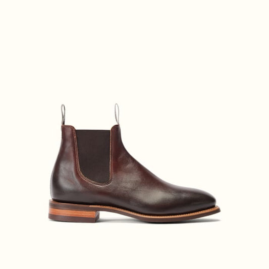 RM Williams Burnished Comfort Craftsman Bordeaux Boots
