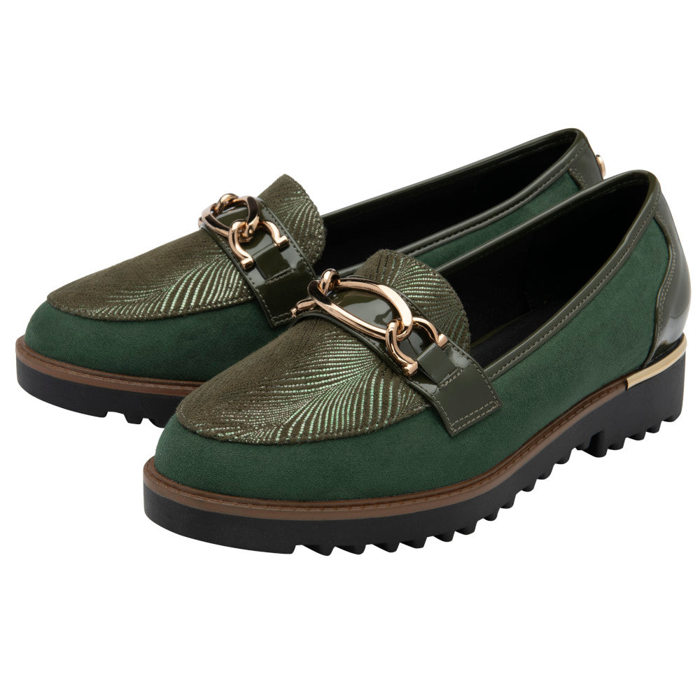 Lotus Barcelona Green Casual Shoes