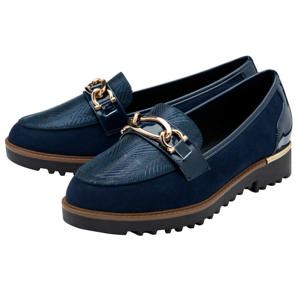 Lotus Barcelona Navy Casual Shoes