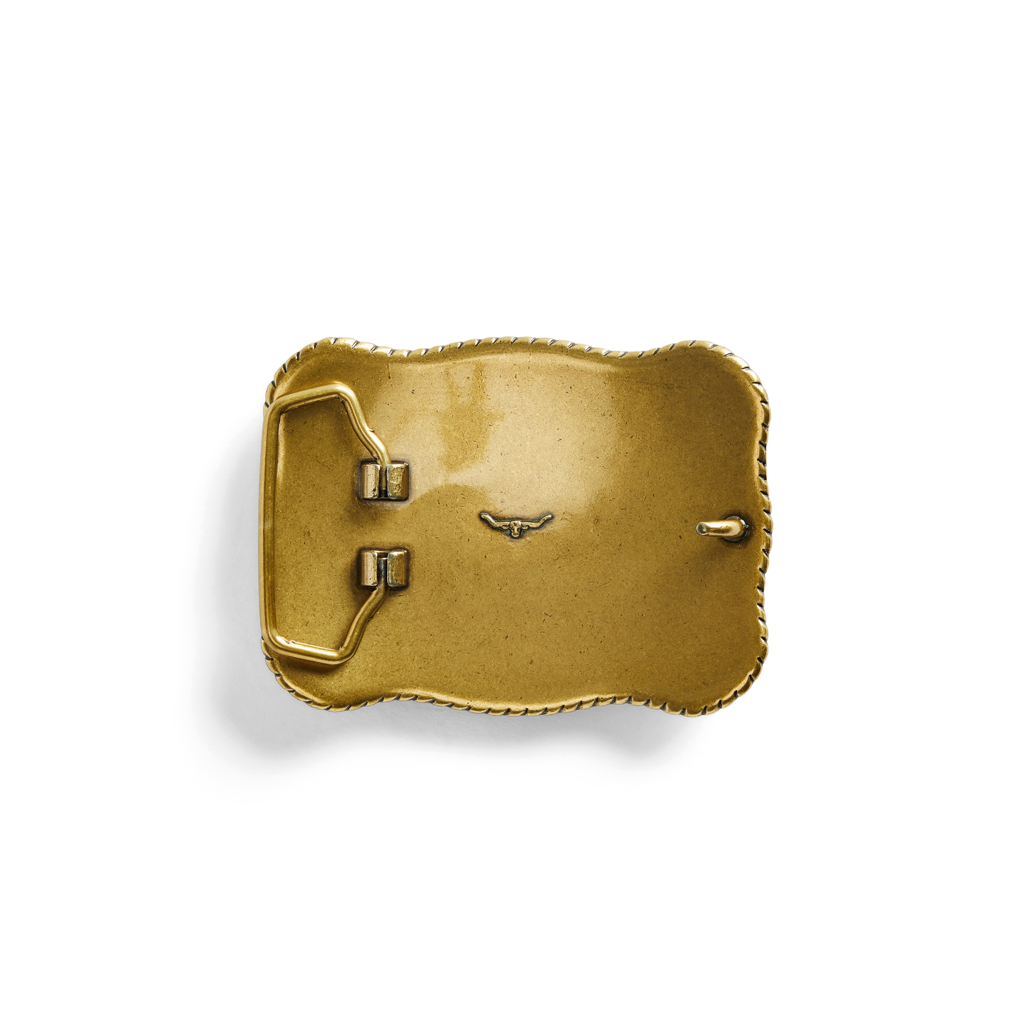 RM Williams Cloudbuster Antique Brass Trophy Buckle