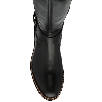 Lotus ULB358 Belvedere Black Leather Boots