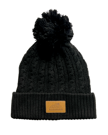 Bleubird Bobble Beanie (Rpet) - Black