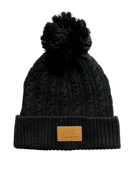 Bleubird Bobble Beanie (Rpet) - Black