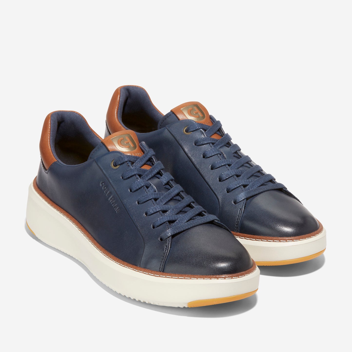 Cole Haan GrandPro Topspin Navy Blazer Leather / Ivory Sneakers