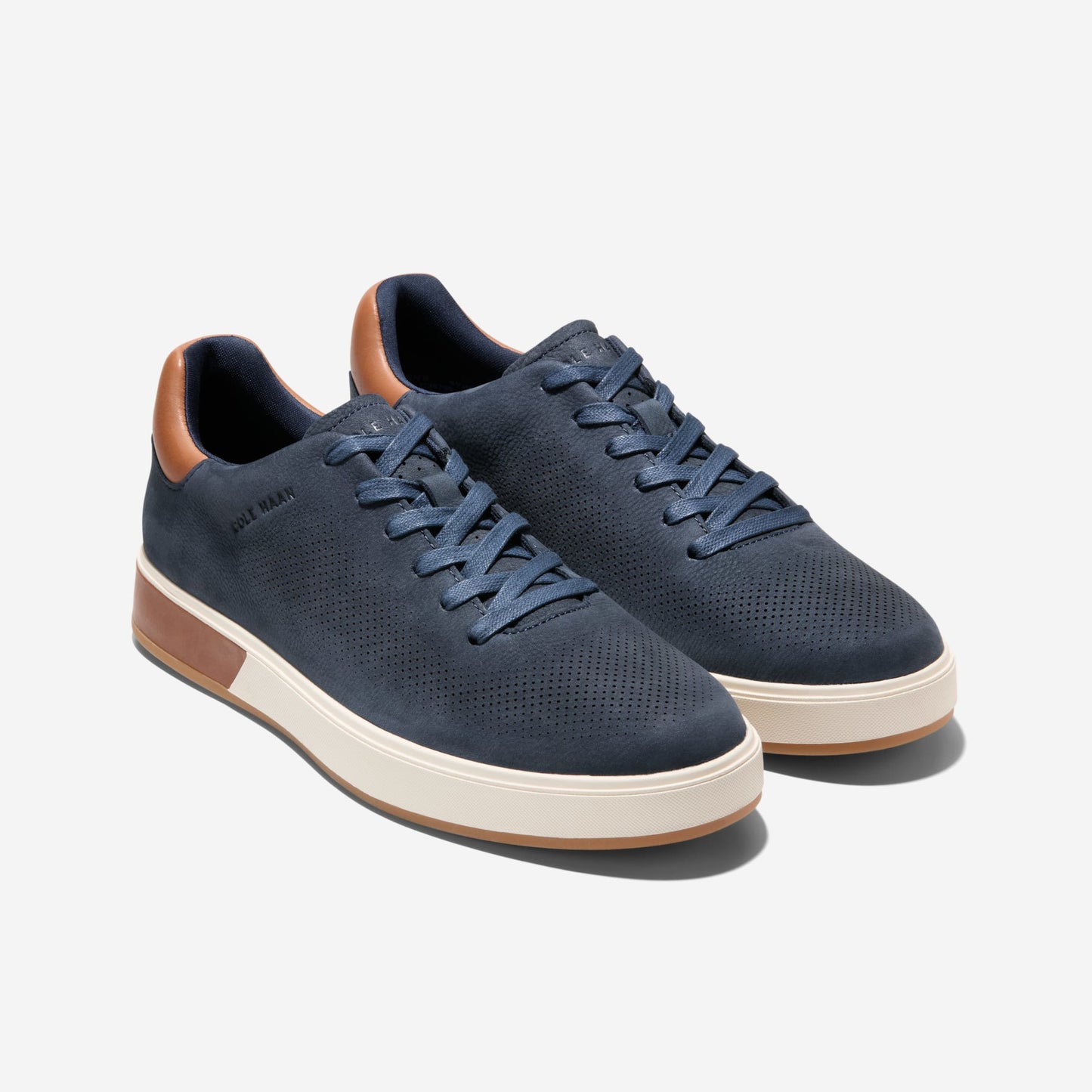 Cole Haan GrandPro Angleace Navy Blazer / British Tan Sneakers