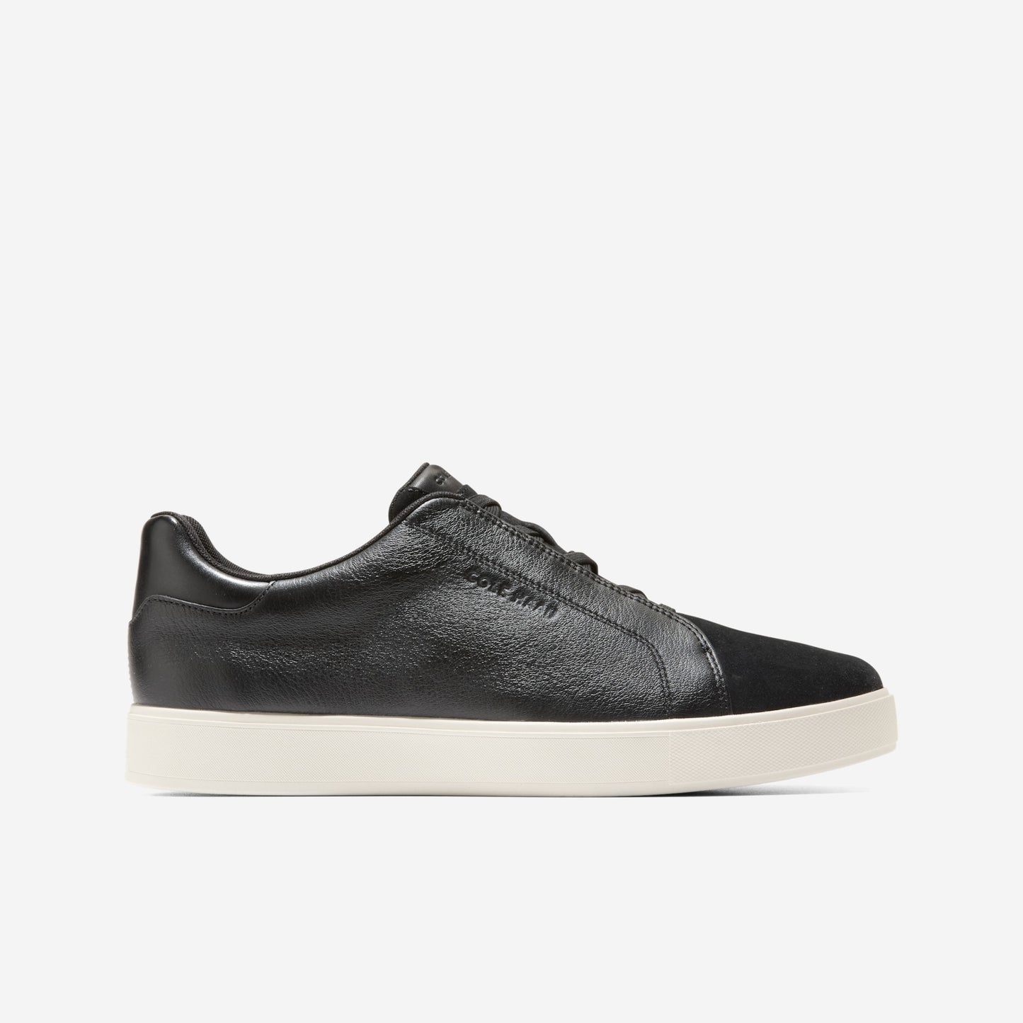 Cole Haan GrandPro Luxe Black Suede / Ivory Slip-On Sneakers