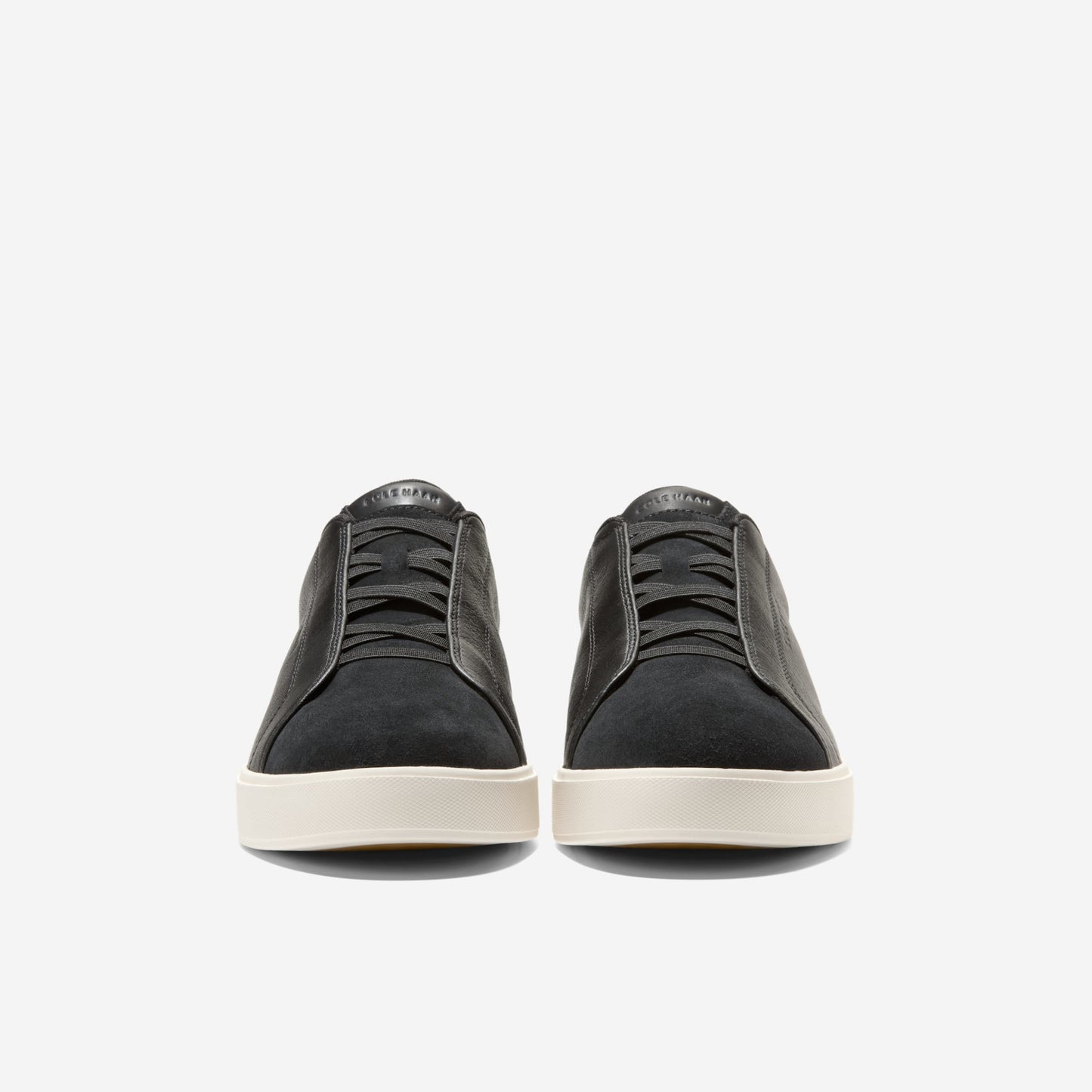 Cole Haan GrandPro Luxe Black Suede / Ivory Slip-On Sneakers