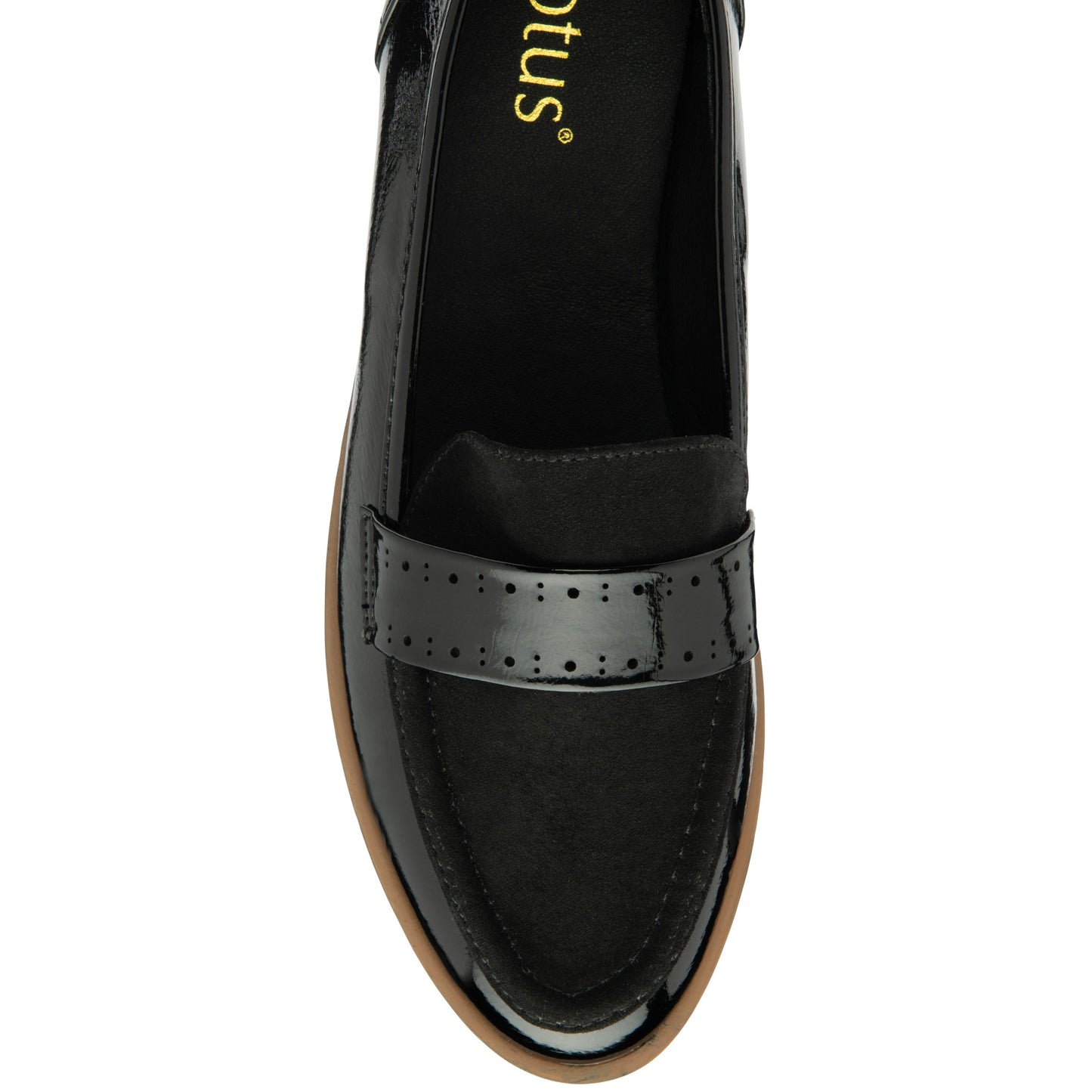 Lotus ULS423 Cambridge Black Casual Shoes