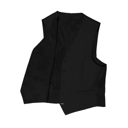 Carl Gross 30-031S0 90 Black Suit Waistcoat