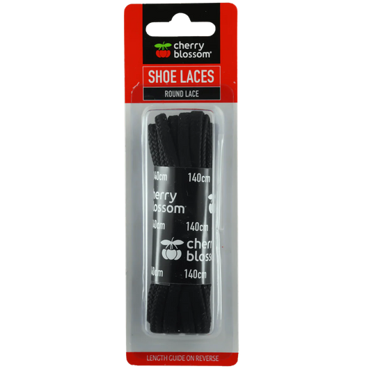 Black Round Laces 140cm