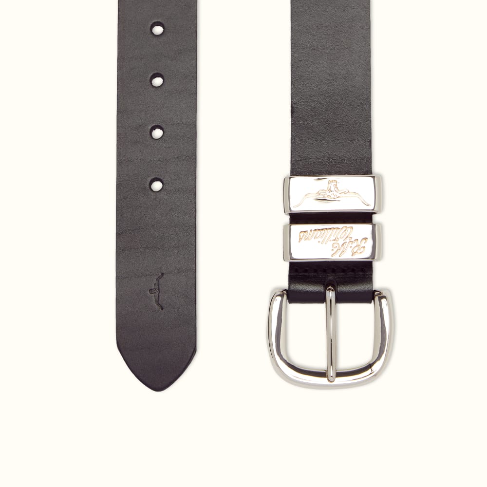 RM Williams Drover Black 1 1/2" Jerrawa Belt
