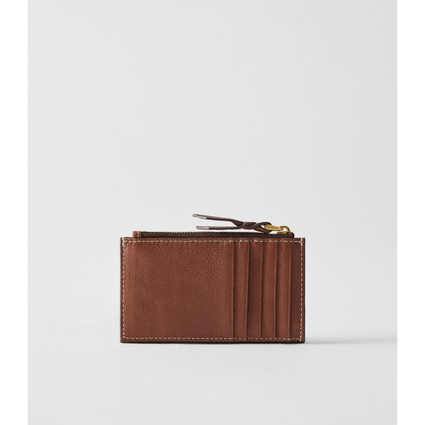 RM Williams Ranger Zip Plait Mid Brown Cardholder