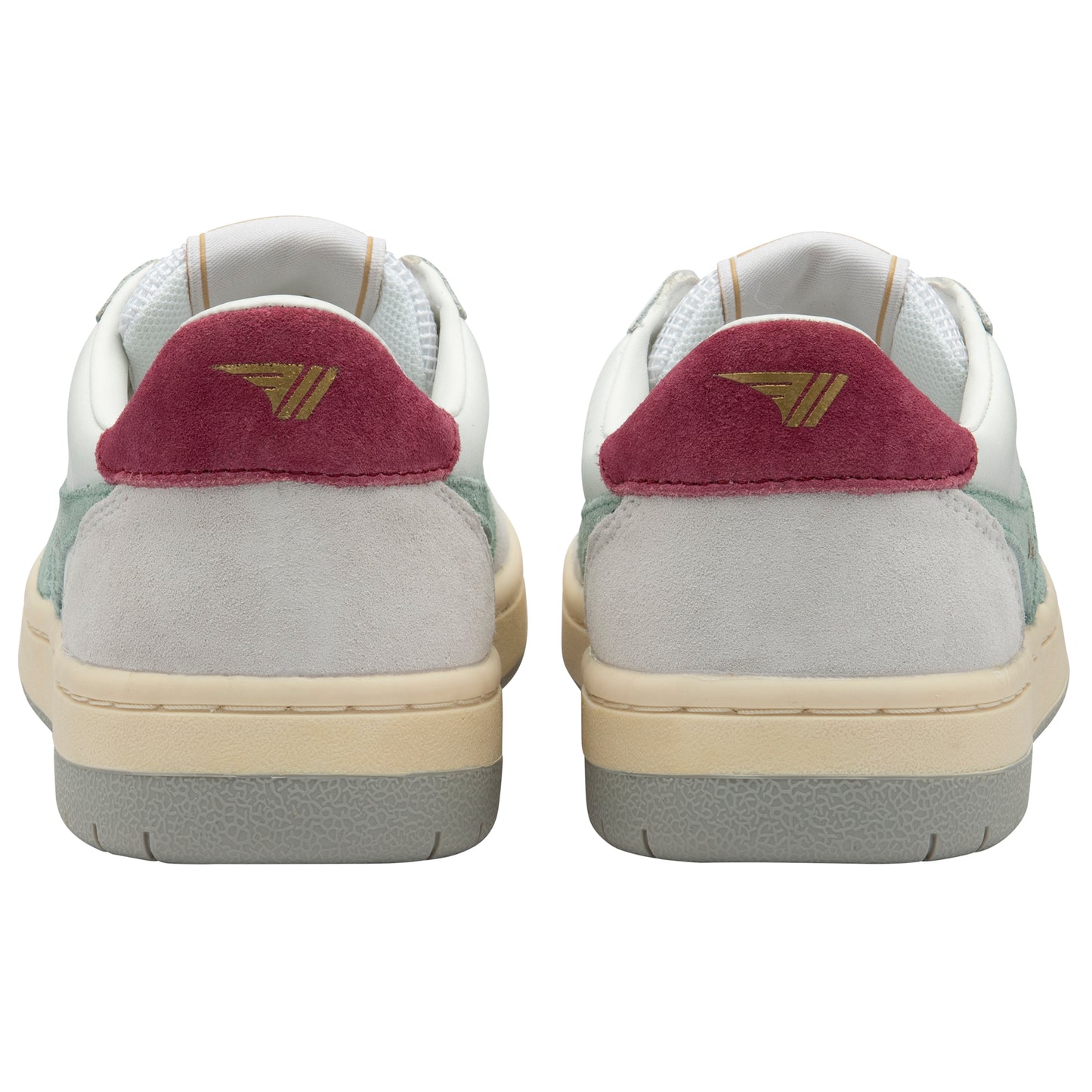 Gola CLB336ZN Hawk White/Green Mist/Cerise/Light Grey Trainers