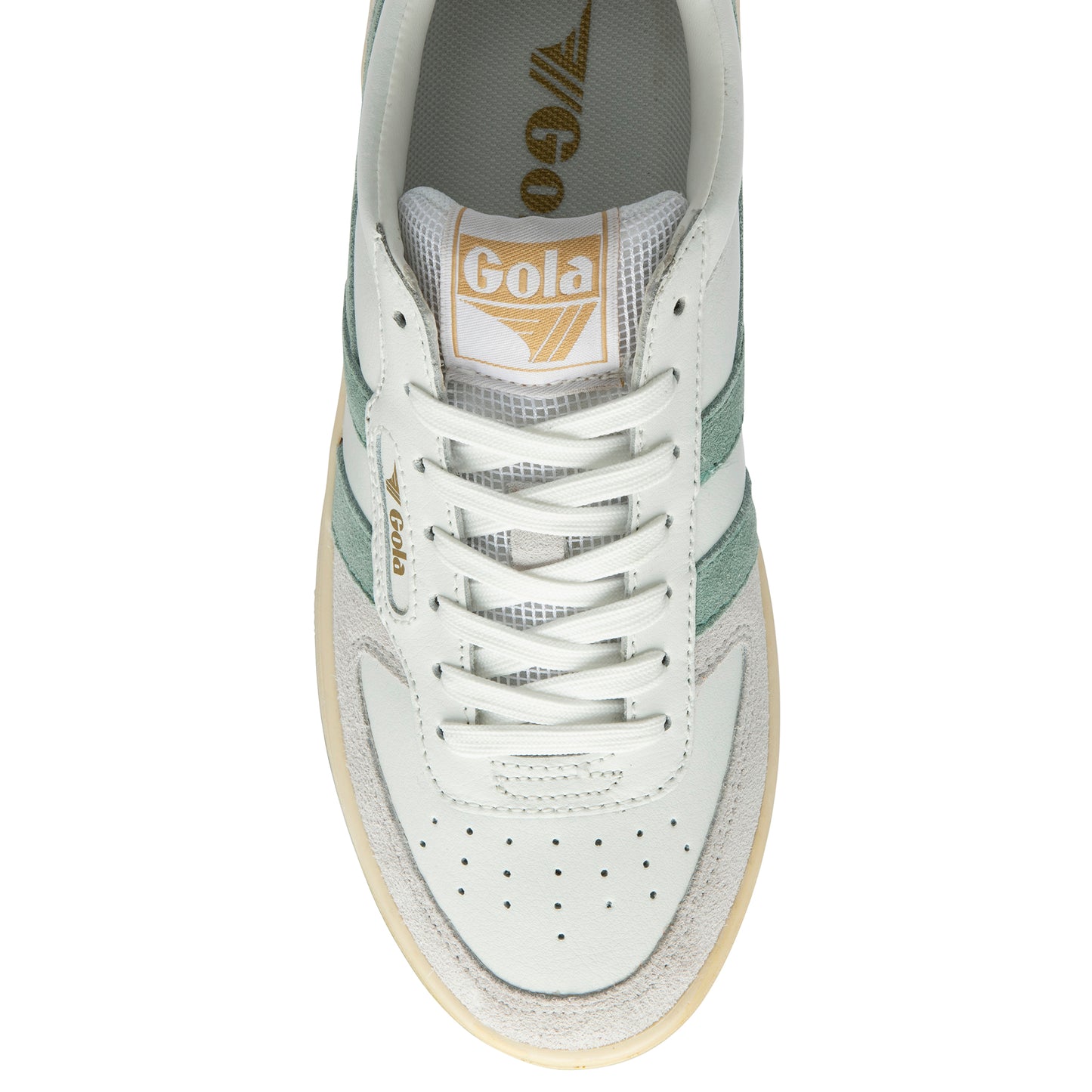 Gola CLB336ZN Hawk White/Green Mist/Cerise/Light Grey Trainers