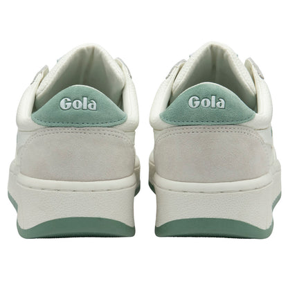 Gola Grandslam 88 White/White/Green Mist Trainers