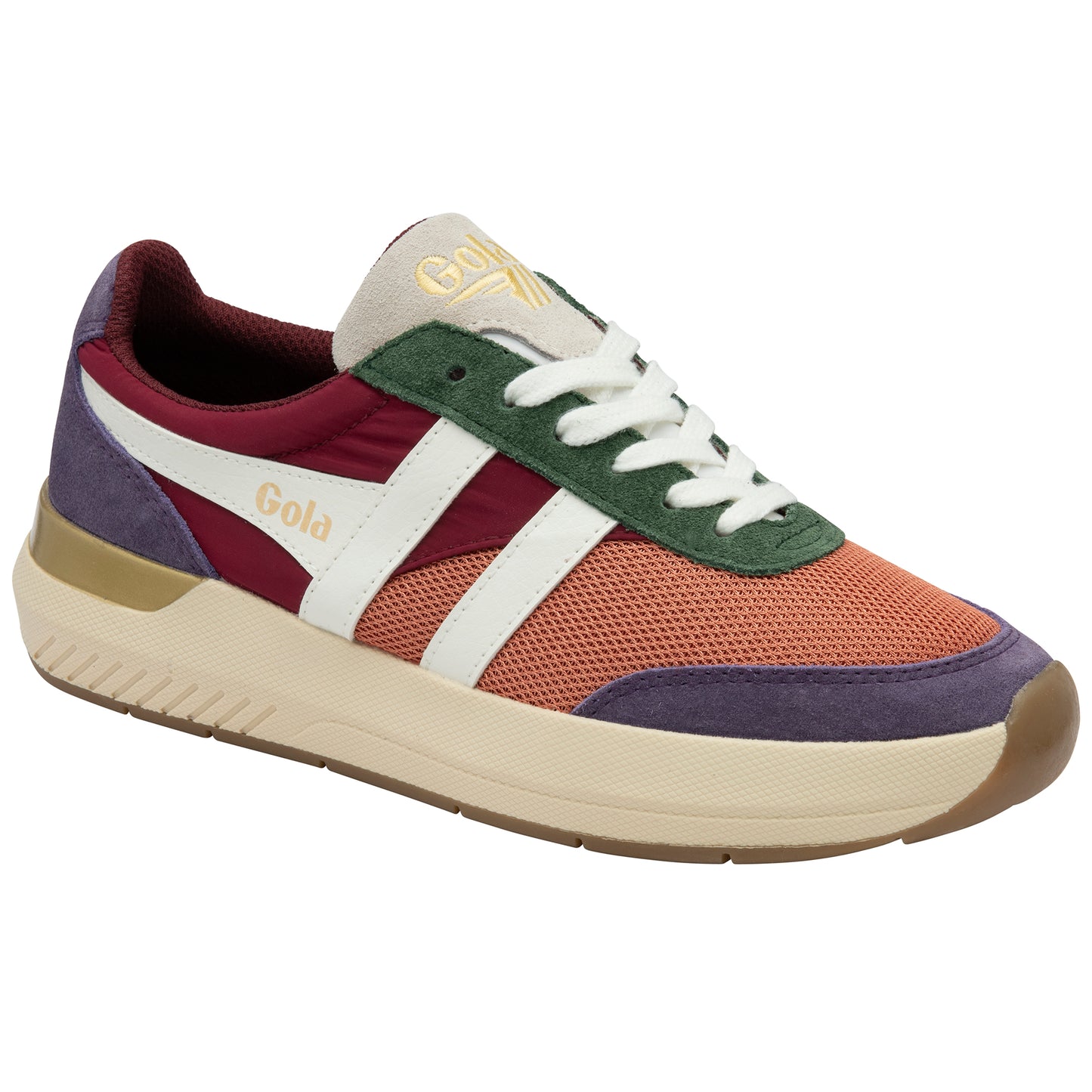 Gola CLB516UK Raven Terracotta/Cerise/Plum Trainers