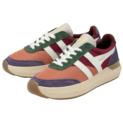 Gola CLB516UK Raven Terracotta/Cerise/Plum Trainers