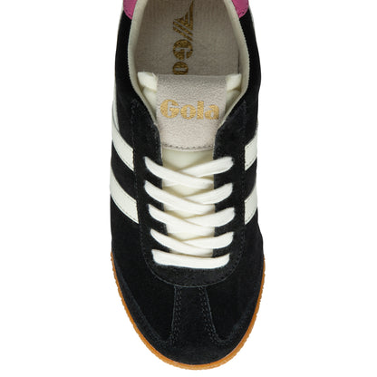 Gola Elan Black/Off White/Fuchsia Trainers