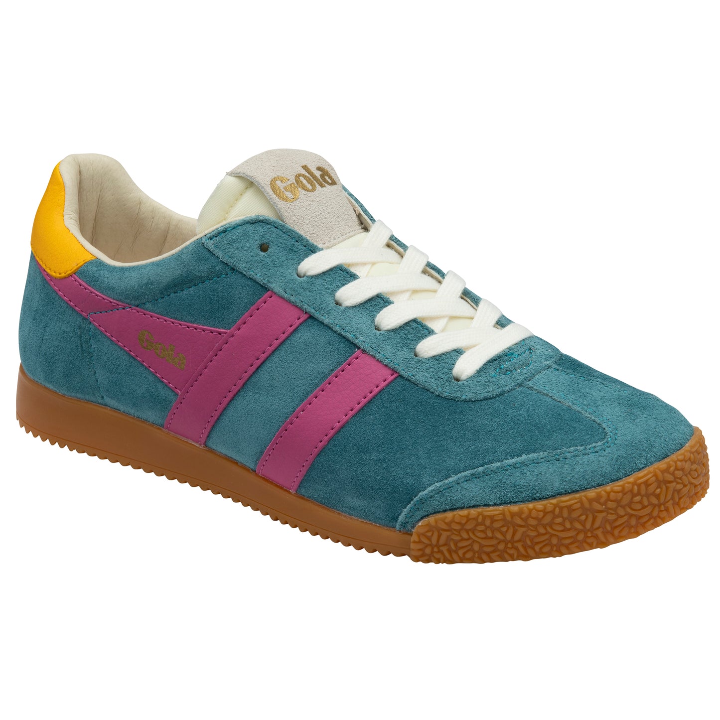 Gola CLB538EK Elan Peacock/Fuchsia/Sun Trainers