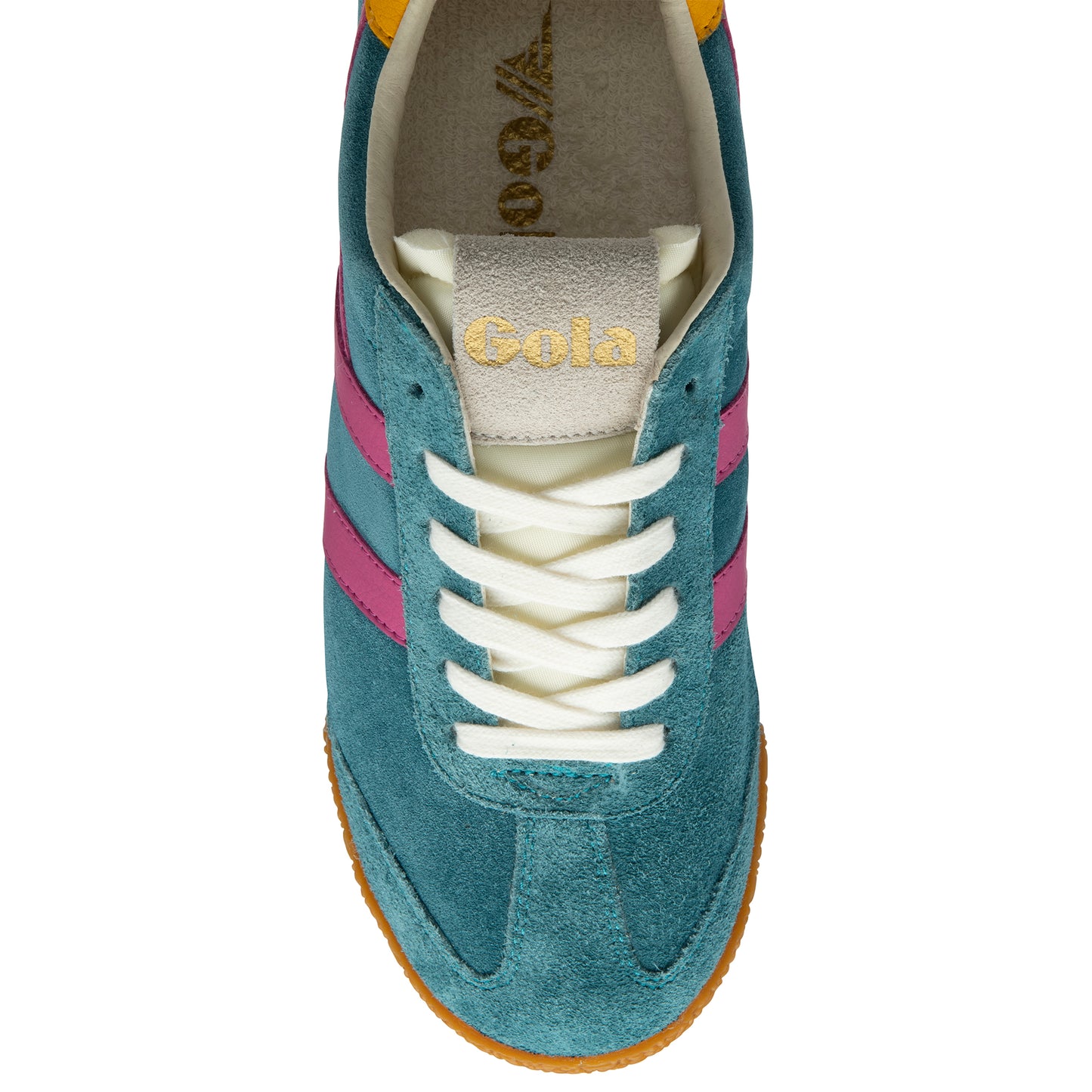 Gola CLB538EK Elan Peacock/Fuchsia/Sun Trainers