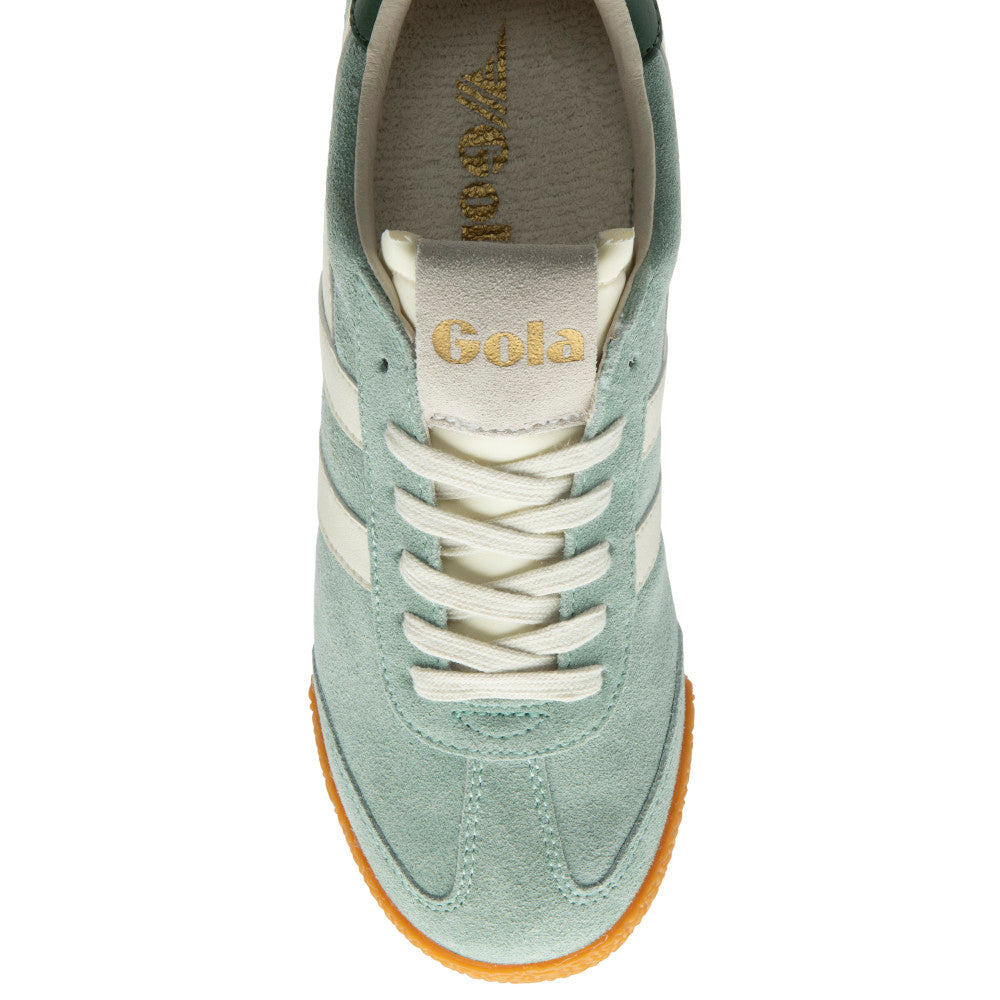 Gola Elan Green Mist/Off White/Evergreen Trainers