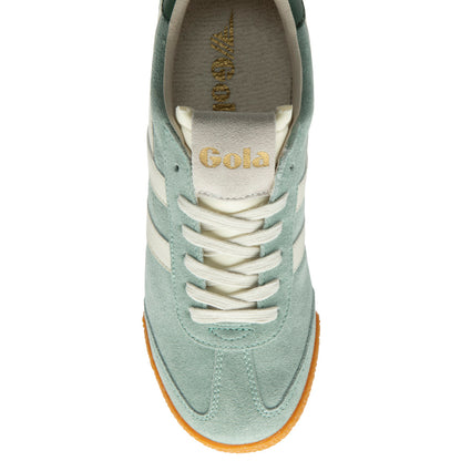 Gola Elan Green Mist/Off White/Evergreen Trainers