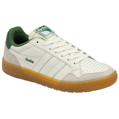 Gola CLB572AN Eagle 86 Off White/Evergreen/Gum Trainers