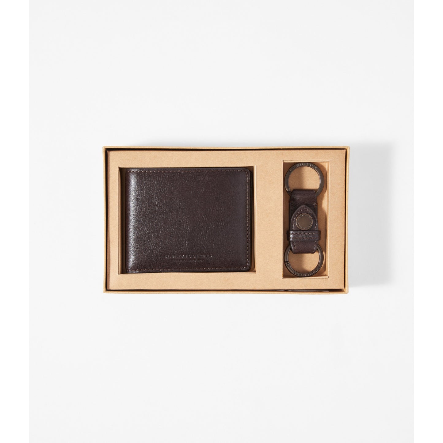 RM Williams Chestnut Wallet and Keyring Gift Set