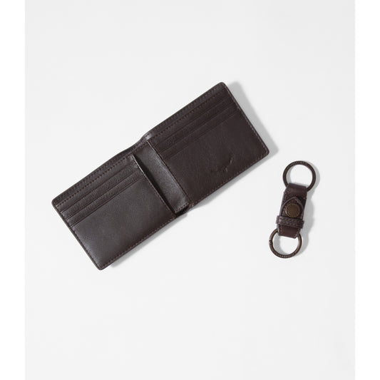 RM Williams Chestnut Wallet and Keyring Gift Set